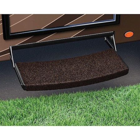 Powerhouse 22 in. Trailhead Universal RV Step Rug - Grizzly Brown PO2110036